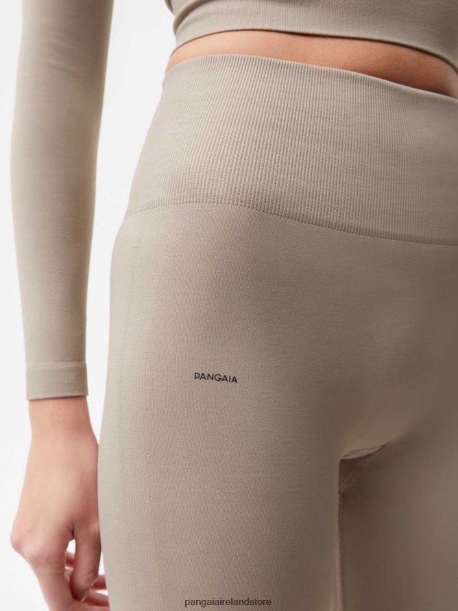 Women Pangaia Clothes Motion Leggings TT8Z42406 Taupe