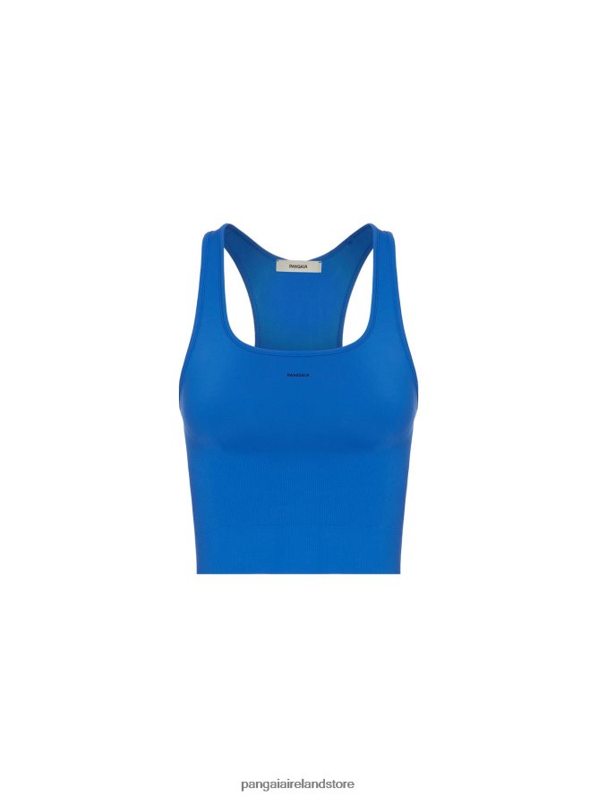 Women Pangaia Clothes Motion Ribbed Tank Top TT8Z42127 Cobalt Blue