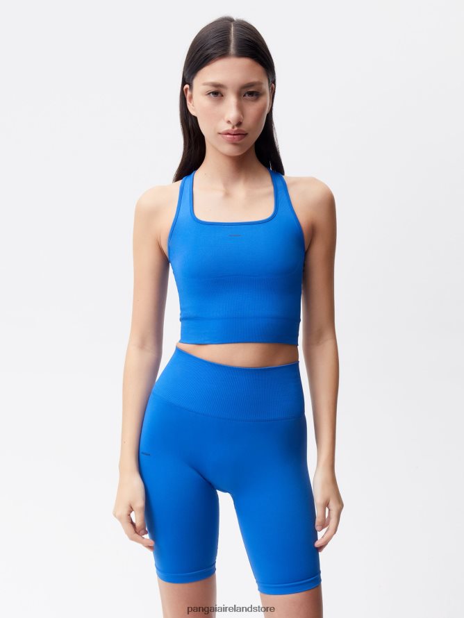 Women Pangaia Clothes Motion Ribbed Tank Top TT8Z42127 Cobalt Blue