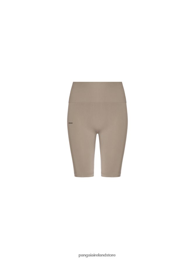 Women Pangaia Clothes Motion Shorts TT8Z42408 Taupe