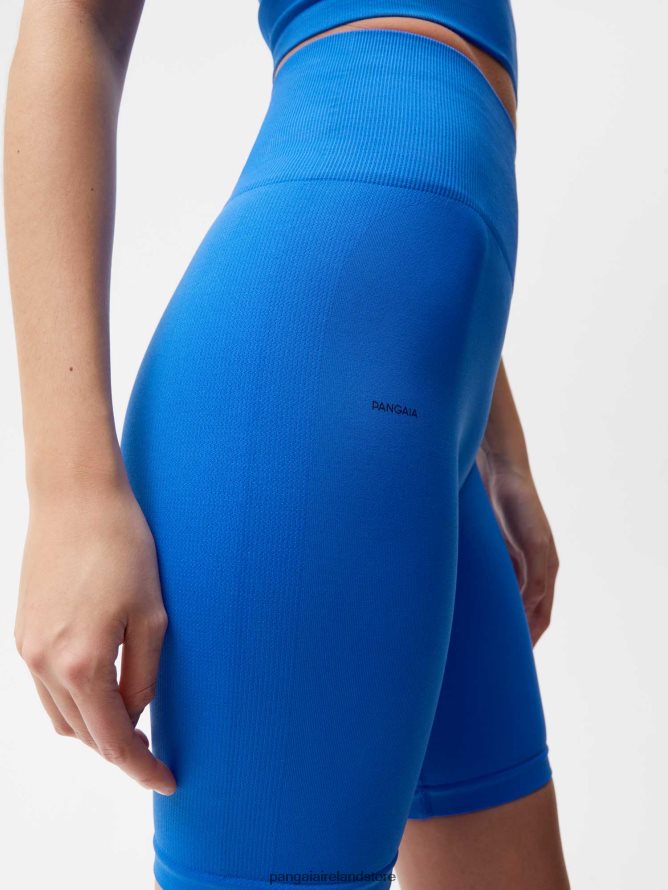Women Pangaia Clothes Motion Shorts TT8Z42410 Cobalt Blue