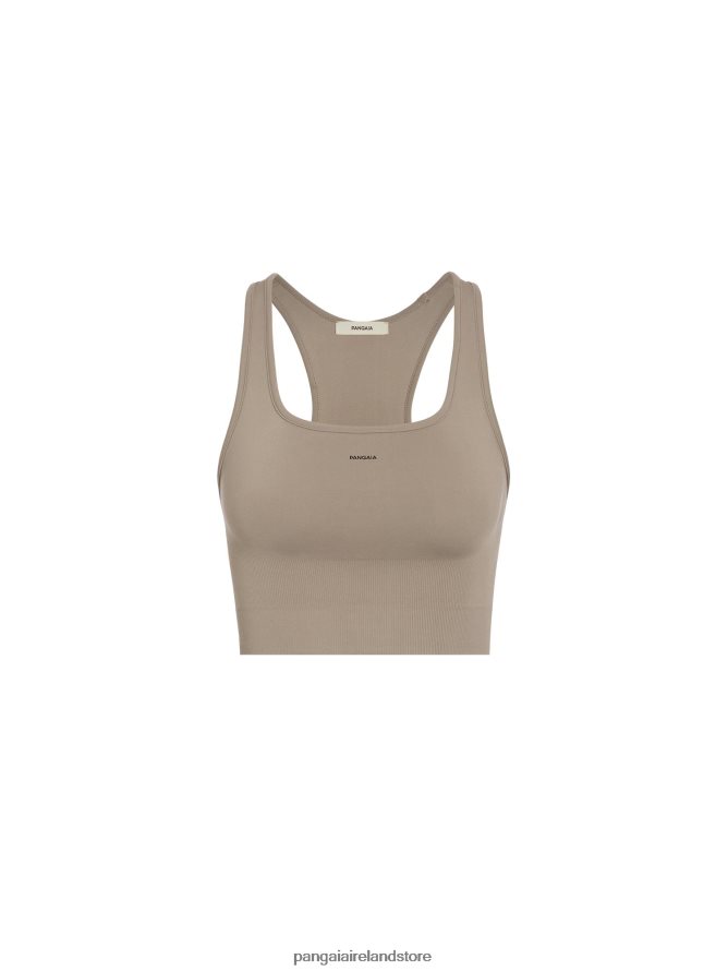 Women Pangaia Clothes Motion Sports Bra TT8Z42407 Taupe