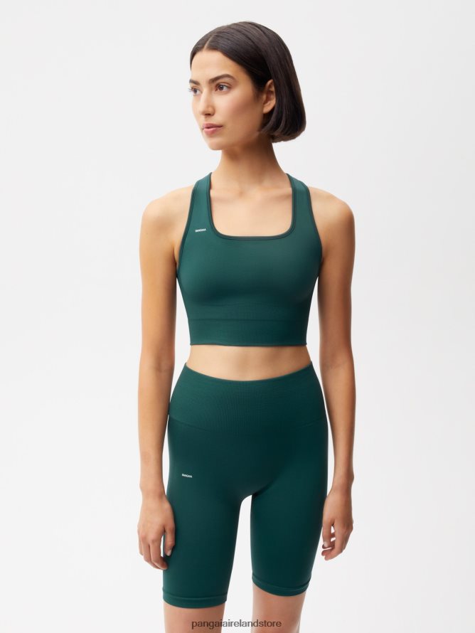 Women Pangaia Clothes Motion Sports Bra TT8Z42413 Foliage Green