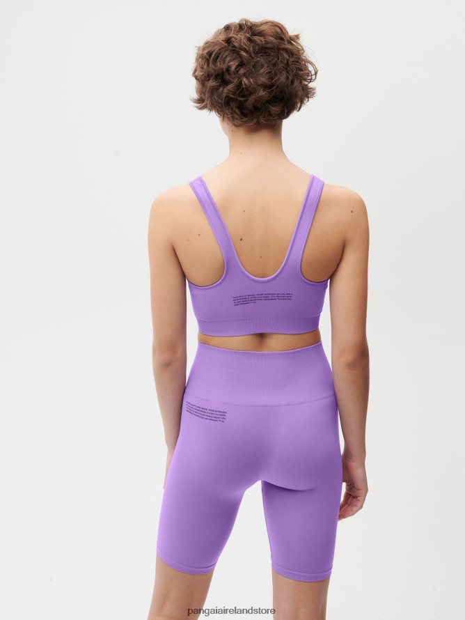 Women Pangaia Clothes Motion X Sports Bra TT8Z42414 Dark Orchid