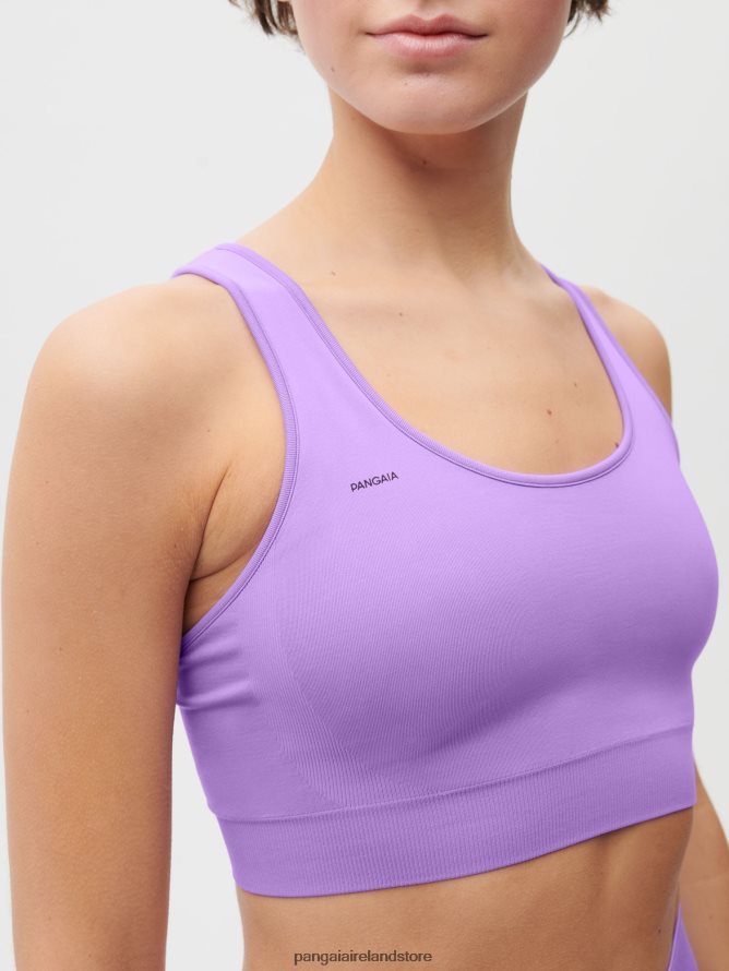 Women Pangaia Clothes Motion X Sports Bra TT8Z42414 Dark Orchid
