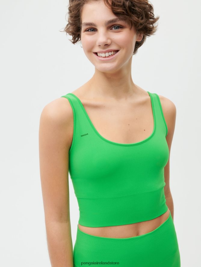 Women Pangaia Clothes Motion X Tank Top TT8Z42420 Jade Green