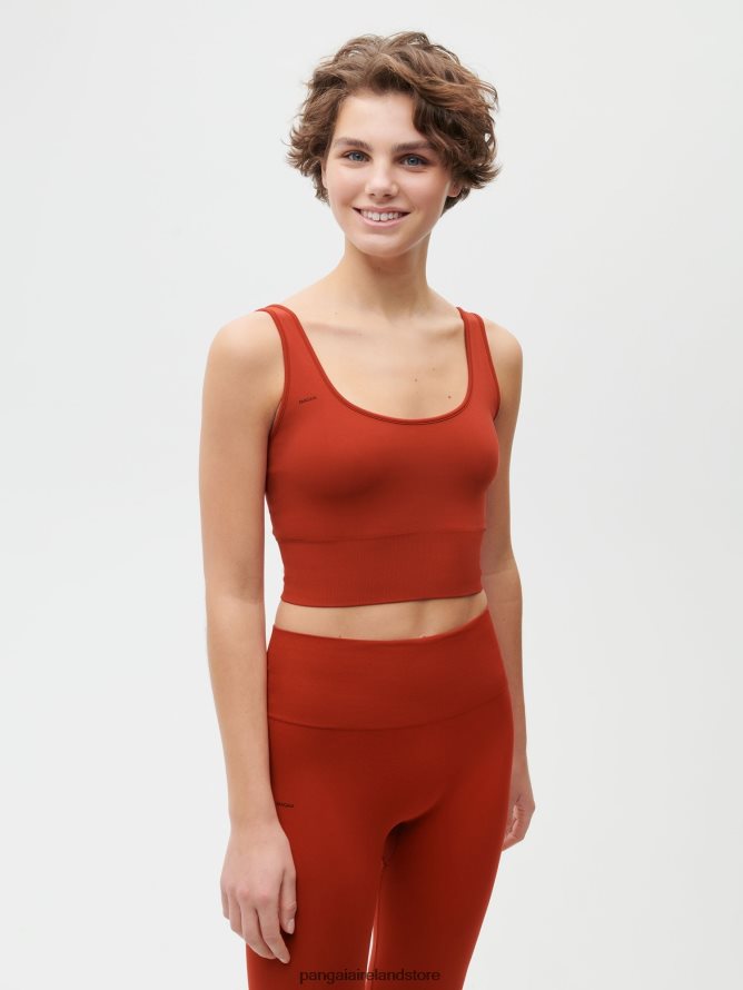 Women Pangaia Clothes Motion X Tank Top TT8Z42423 Jasper Red