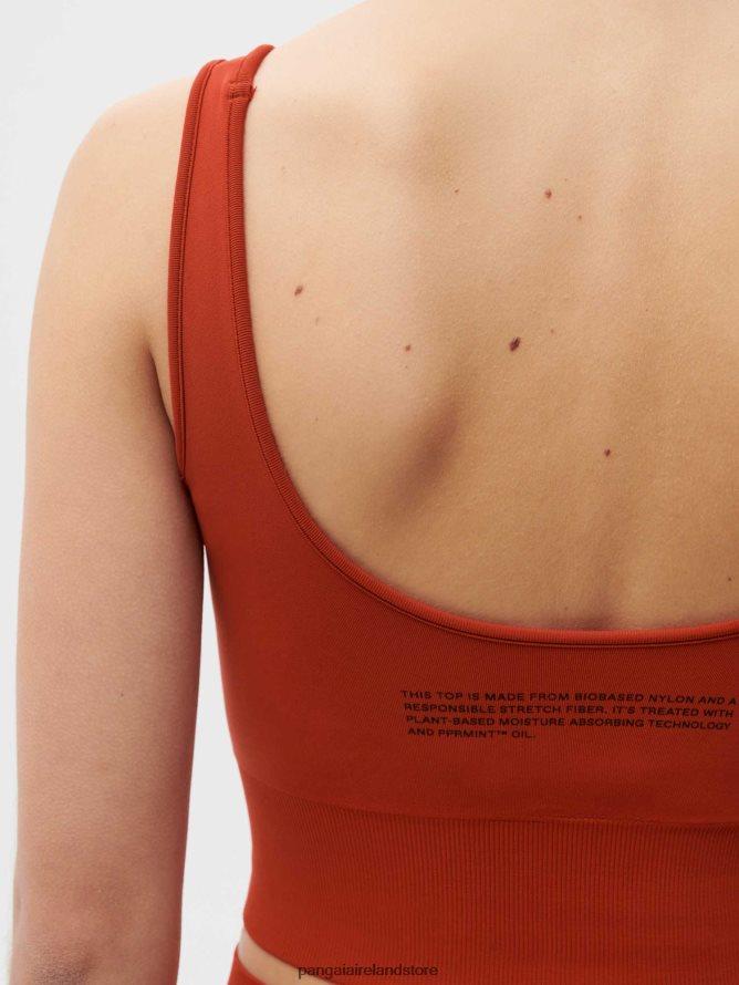 Women Pangaia Clothes Motion X Tank Top TT8Z42423 Jasper Red