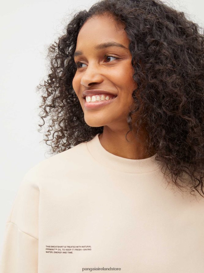 Women Pangaia Clothes 365 Sweatshirt TT8Z4279 Sand