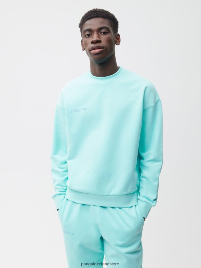 Women Pangaia Clothes 365 Sweatshirt TT8Z4298 Jade Vine