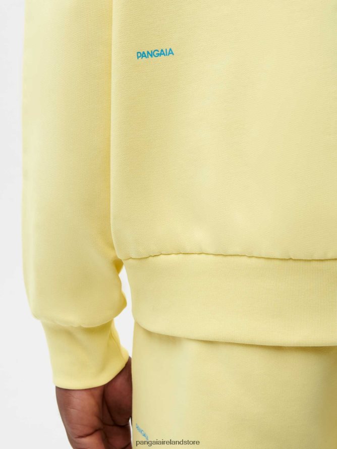 Women Pangaia Clothes In Conversion Cotton Sweatshirt TT8Z42118 Sunbeam Yellow
