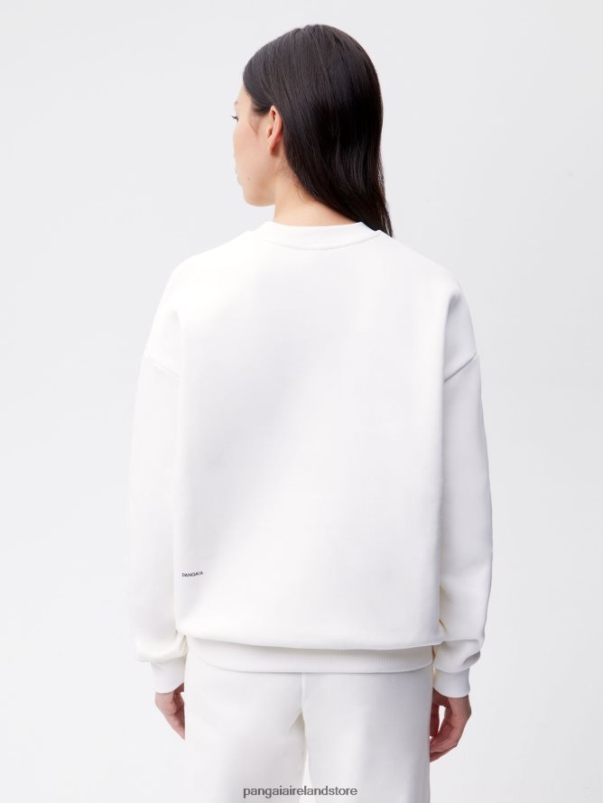 Women Pangaia Clothes Signature Sweatshirt TT8Z42110 Off-White