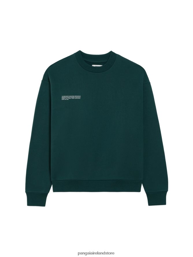 Women Pangaia Clothes Signature Sweatshirt TT8Z42111 Foliage Green