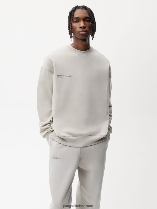 Women Pangaia Clothes Signature Sweatshirt TT8Z4281 Stone