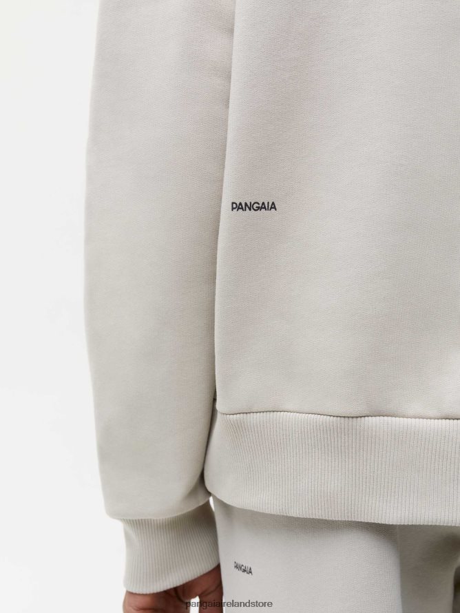 Women Pangaia Clothes Signature Sweatshirt TT8Z4281 Stone