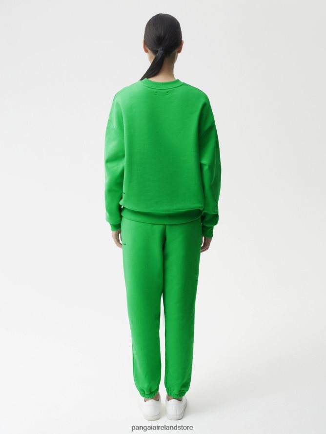 Women Pangaia Clothes Signature Sweatshirt TT8Z4294 Jade Green