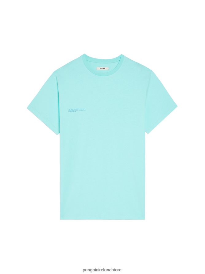 Women Pangaia Clothes 365 T-Shirt TT8Z42142 Jade Vine