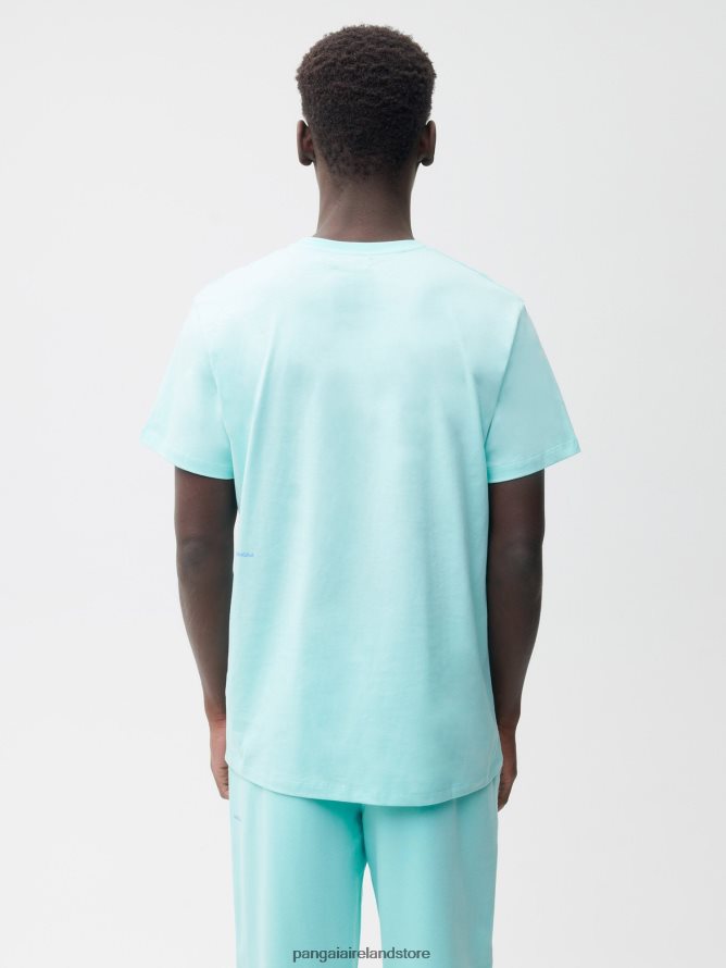 Women Pangaia Clothes 365 T-Shirt TT8Z42142 Jade Vine