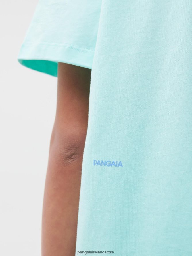 Women Pangaia Clothes 365 T-Shirt TT8Z42142 Jade Vine