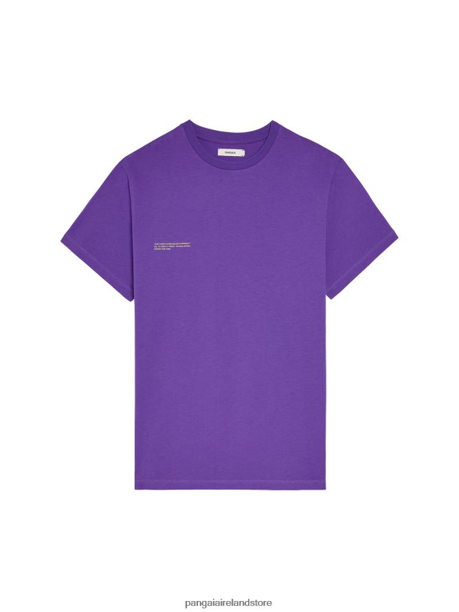 Women Pangaia Clothes 365 T-Shirt TT8Z42155 Passion Flower Purple