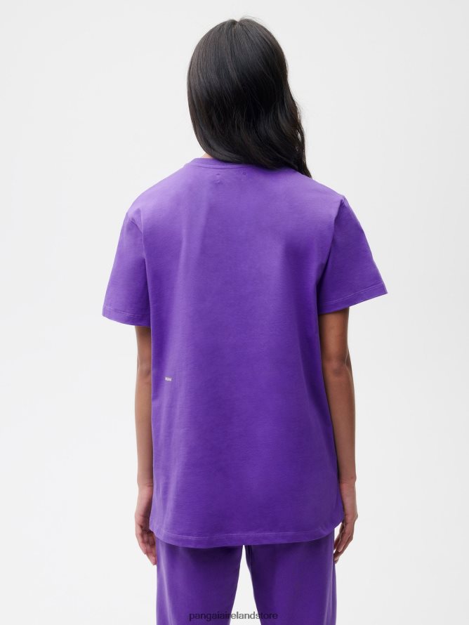 Women Pangaia Clothes 365 T-Shirt TT8Z42155 Passion Flower Purple