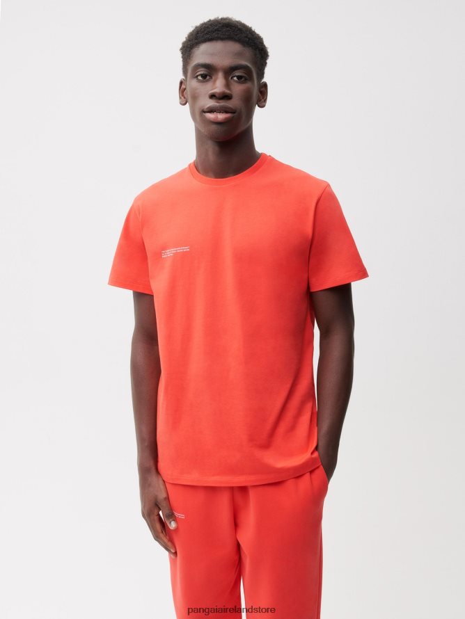 Women Pangaia Clothes 365 T-Shirt TT8Z42158 Dragon Fruit Red