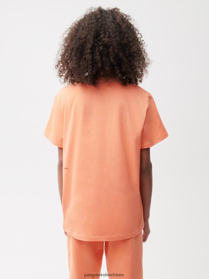 Women Pangaia Clothes 365 T-Shirt TT8Z42167 Papaya