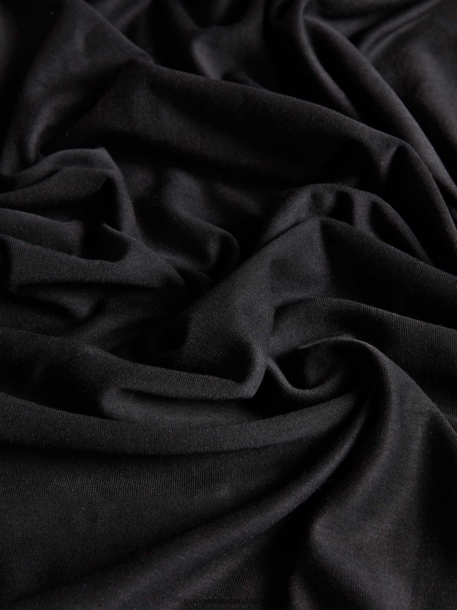 Women Pangaia Clothes C - Fiber Pure Long Sleeve T-Shirt TT8Z42151 Black