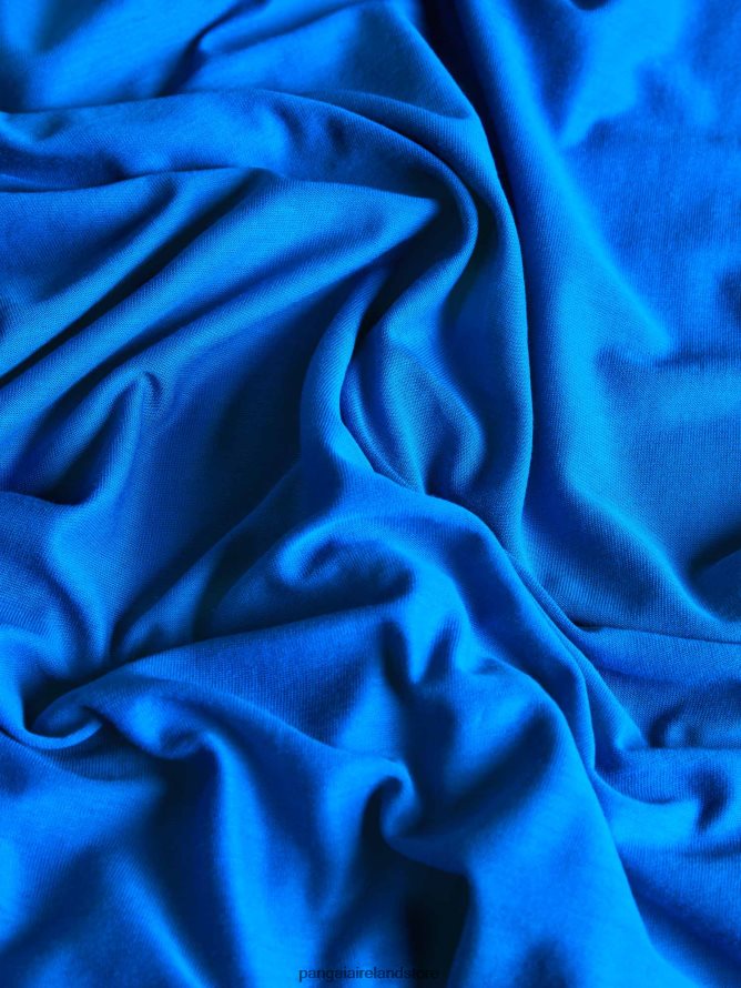 Women Pangaia Clothes C - Fiber Pure Long Sleeve T-Shirt TT8Z42203 Cobalt Blue