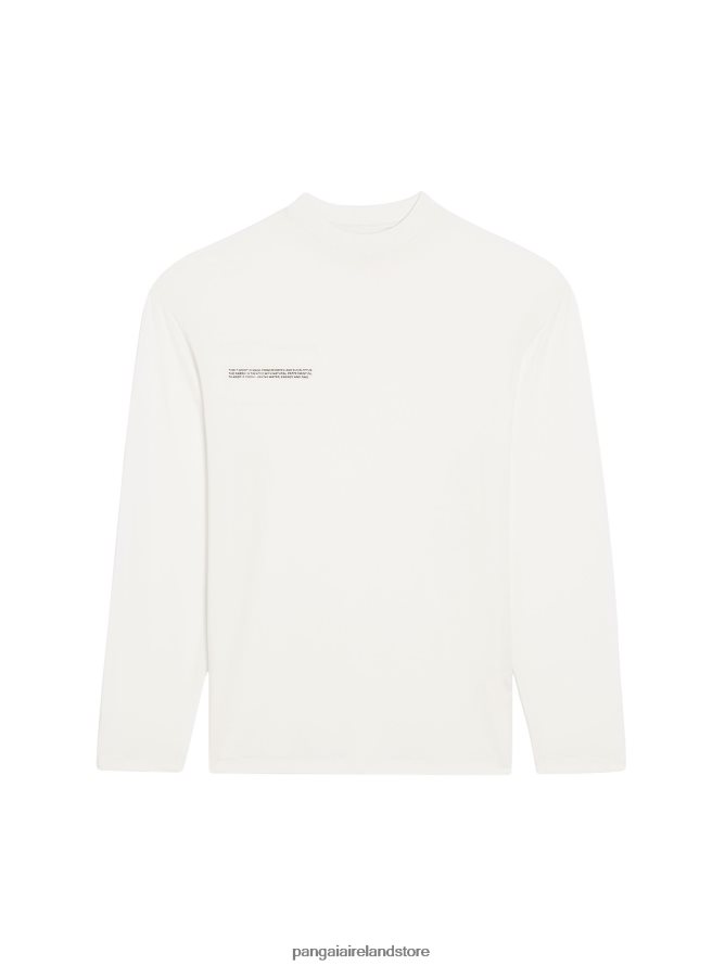 Women Pangaia Clothes C - Fiber Pure Long Sleeve T-Shirt TT8Z42204 Off-White