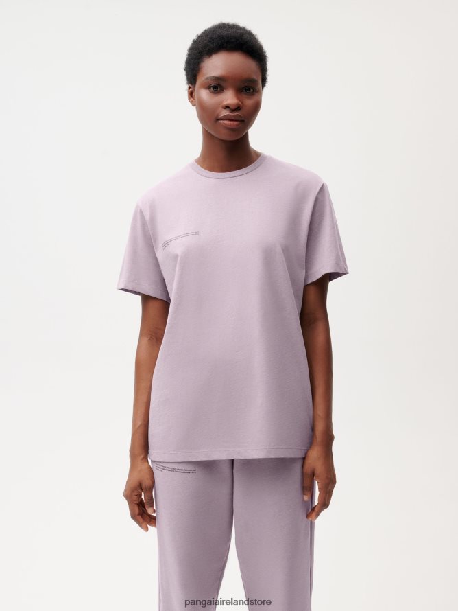 Women Pangaia Clothes Food Dye T-Shirt TT8Z42141 Blueberry Blue