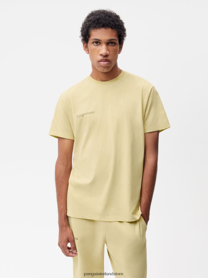 Women Pangaia Clothes Food Dye T-Shirt TT8Z42195 Matcha Green