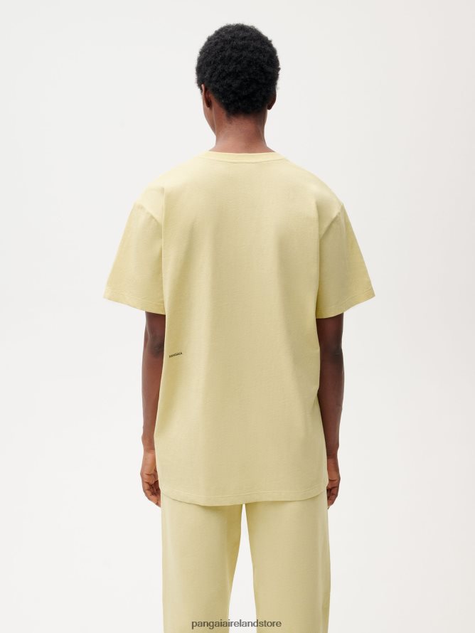 Women Pangaia Clothes Food Dye T-Shirt TT8Z42195 Matcha Green