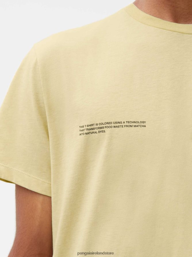 Women Pangaia Clothes Food Dye T-Shirt TT8Z42195 Matcha Green