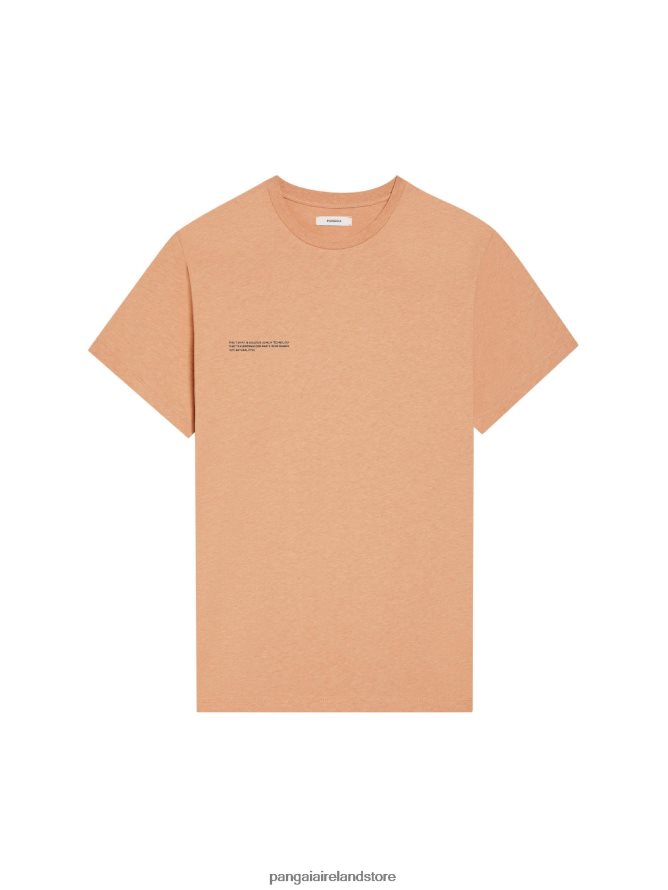 Women Pangaia Clothes Food Dye T-Shirt TT8Z42202 Rooibos Red