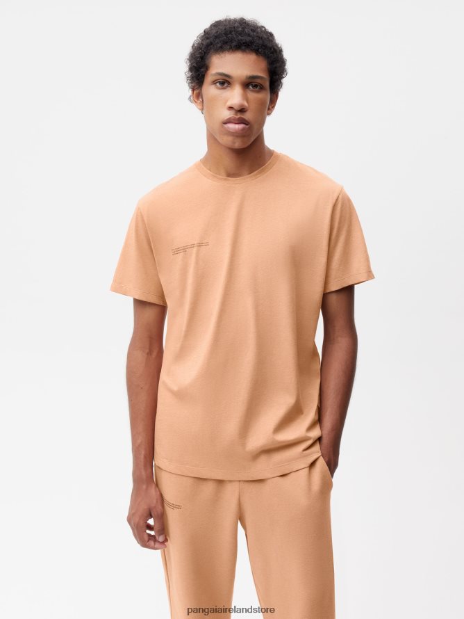 Women Pangaia Clothes Food Dye T-Shirt TT8Z42202 Rooibos Red