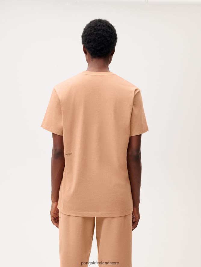 Women Pangaia Clothes Food Dye T-Shirt TT8Z42202 Rooibos Red