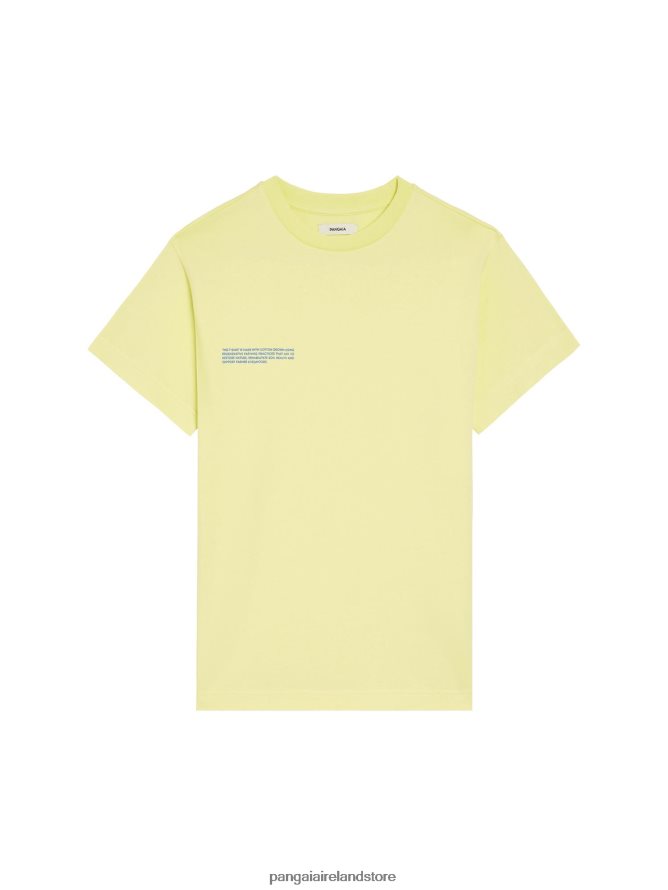 Women Pangaia Clothes In Conversion Cotton 365 T-Shirt TT8Z42188 Sunbeam Yellow