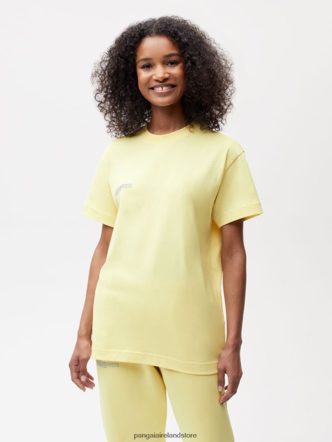 Women Pangaia Clothes In Conversion Cotton 365 T-Shirt TT8Z42188 Sunbeam Yellow
