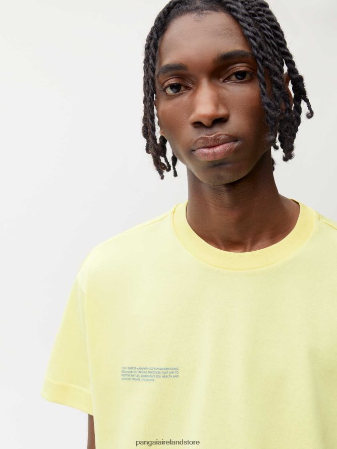 Women Pangaia Clothes In Conversion Cotton 365 T-Shirt TT8Z42188 Sunbeam Yellow