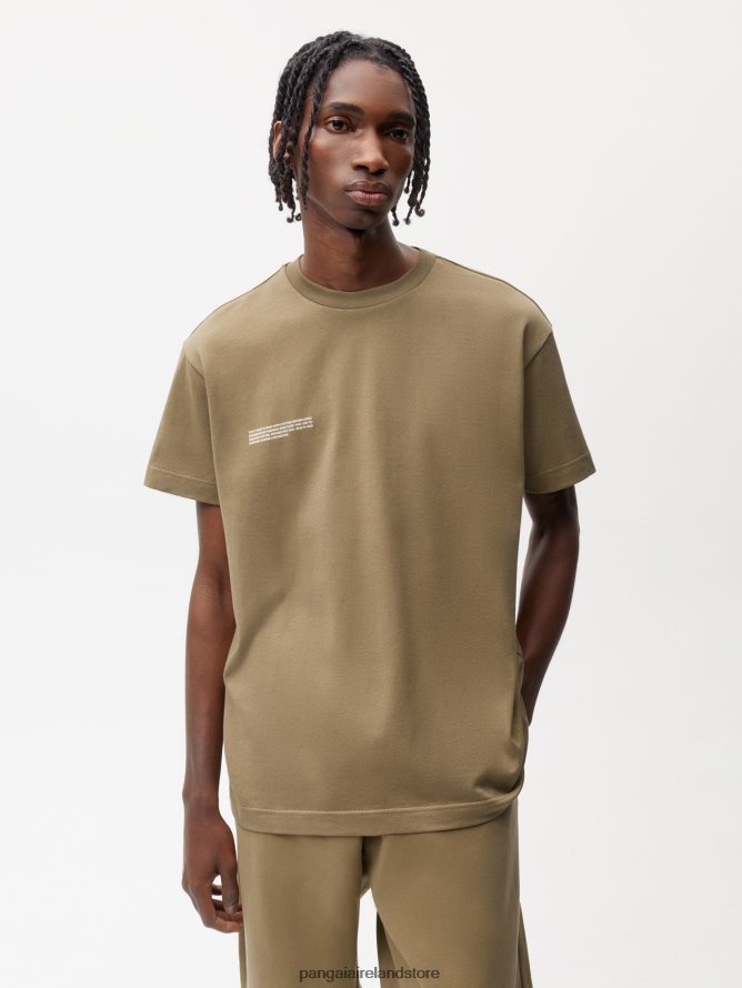 Women Pangaia Clothes In Conversion Cotton 365 T-Shirt TT8Z42210 Carbon Brown