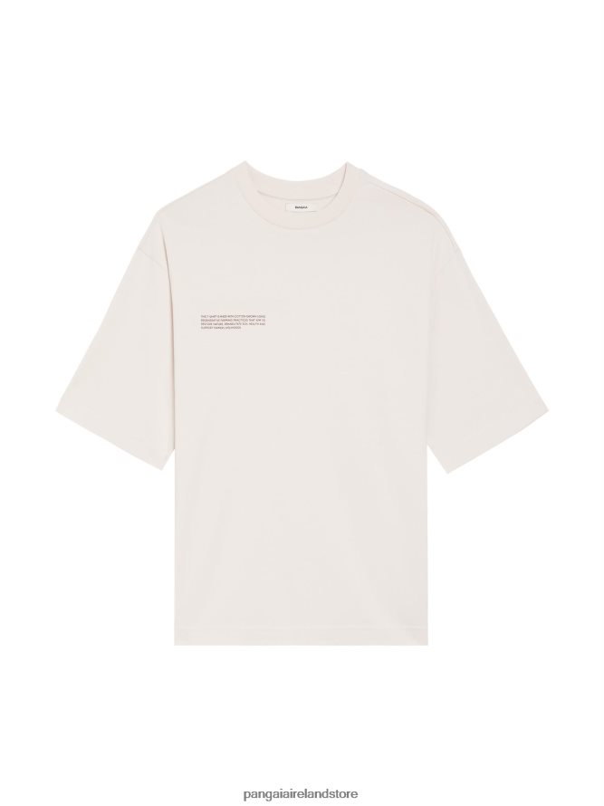 Women Pangaia Clothes In Conversion Cotton Boxy T-Shirt TT8Z42176 Cotton White