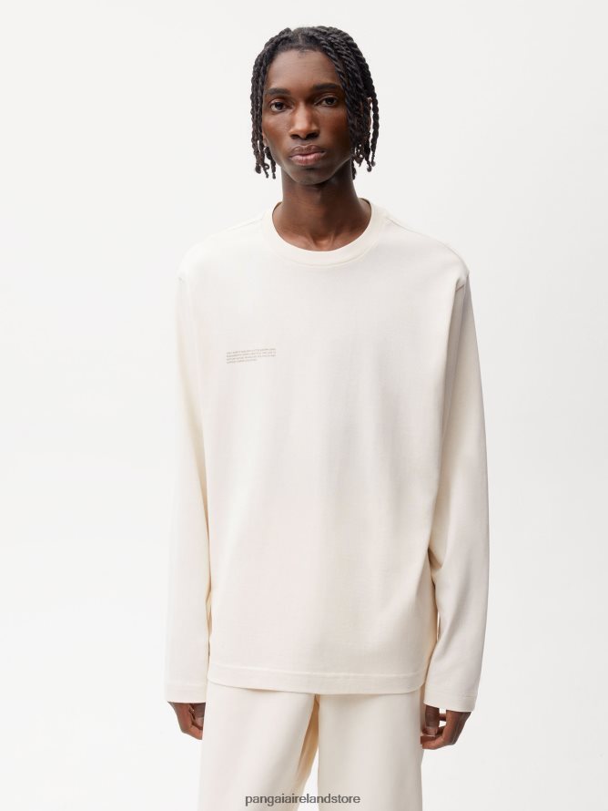 Women Pangaia Clothes In Conversion Cotton Long Sleeve T-Shirt TT8Z42130 Cotton White