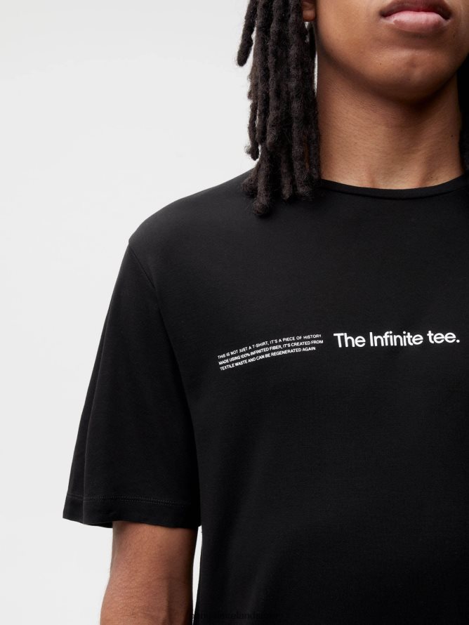 Women Pangaia Clothes Lab Infinited Fiber T-Shirt TT8Z42144 Black