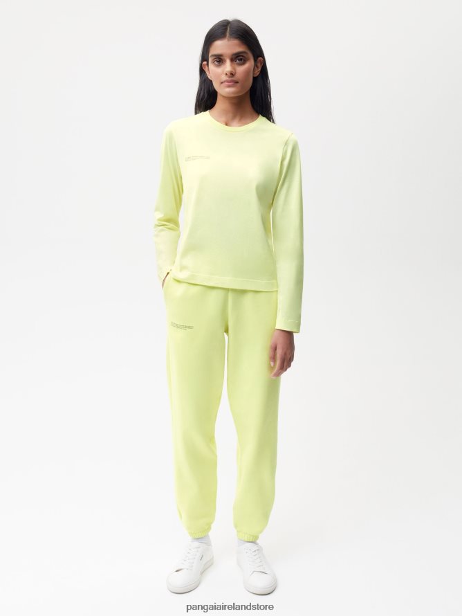 Women Pangaia Clothes Lightweight Organic Cotton T-Shirt TT8Z42198 Andes Green