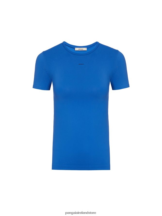 Women Pangaia Clothes Motion T-Shirt TT8Z42196 Cobalt Blue
