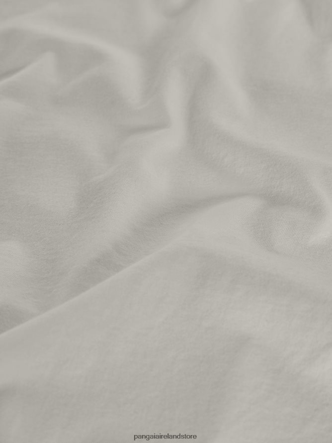 Women Pangaia Clothes Organic Cotton Cropped Shoulder T-Shirt With C-Fiber Core TT8Z42171 Stone