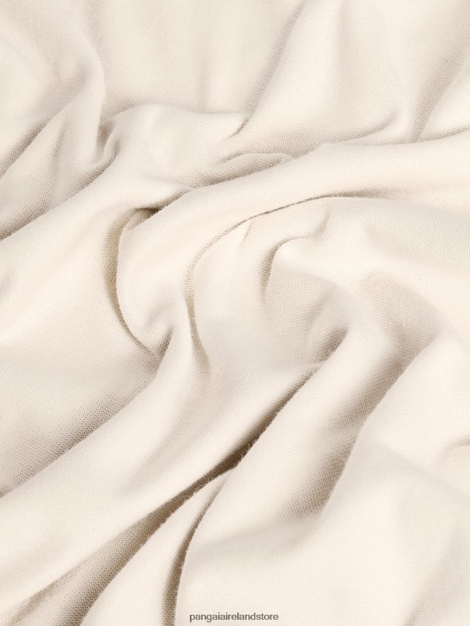 Women Pangaia Clothes Organic Cotton Long Sleeve T-Shirt With C-Fiber TT8Z42187 Sand