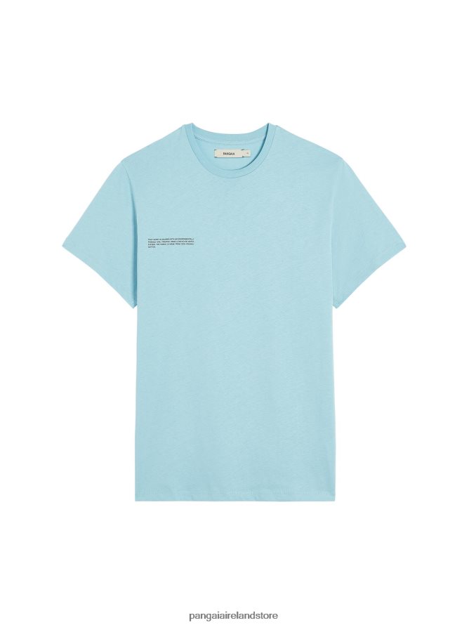 Women Pangaia Clothes Organic Cotton T-Shirt Core TT8Z42175 Celestial Blue