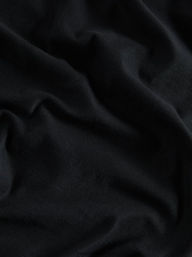 Women Pangaia Clothes Organic Cotton T-Shirt With C-Fiber Core TT8Z42137 Black